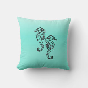 Seahorse Aqua Utomhuskudde