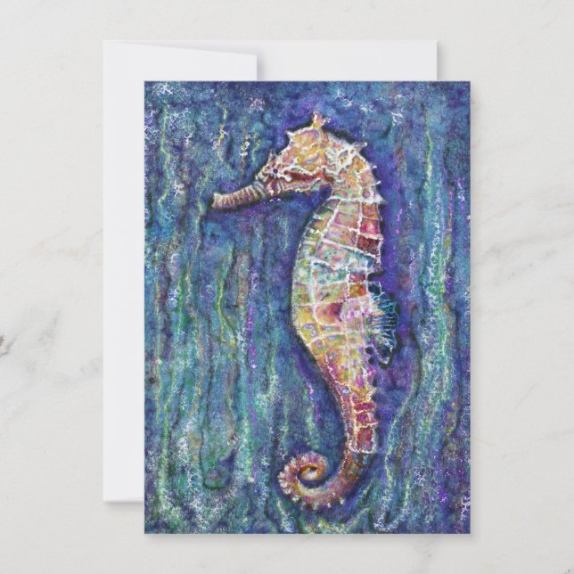 Seahorse Art, Blank Note Cards (Framsida)