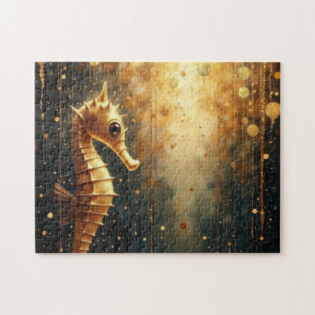 seahorse art pussel (Horisontell)