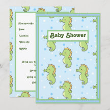 Seahorse Baby Shower