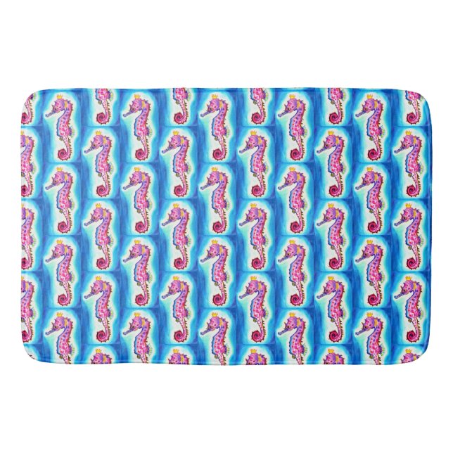 Seahorse Bath Mat Badrumsmatta (Framsidan)