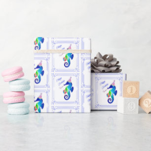 Seahorse Birthday Presentpapper