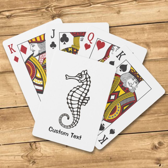 Seahorse Black Casinokort (Skapare uppladdad)