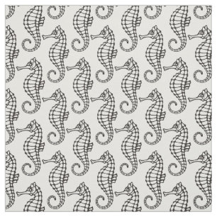 Seahorse Black Tyg