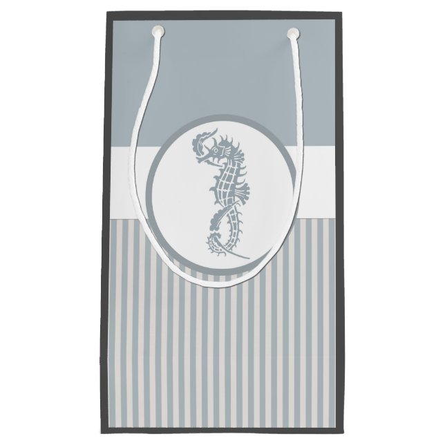 Seahorse Blue Classic Nautical Elegant (Framsidan)