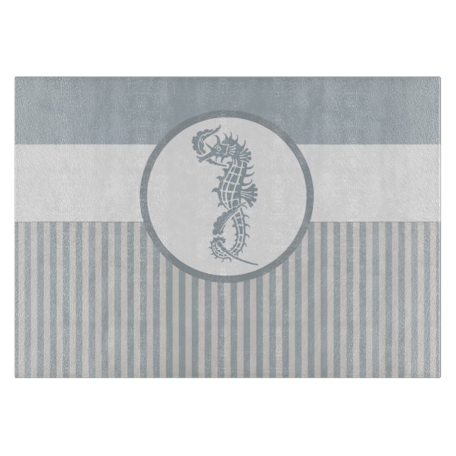 Seahorse Blue Classic Nautical Elegant (Framsidan)