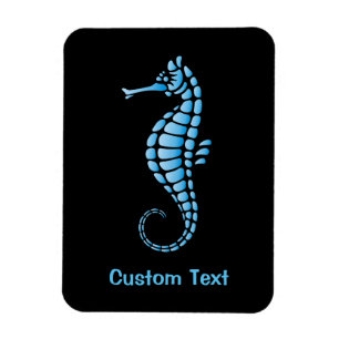 Seahorse Blue Magnet