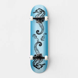 Seahorse Blue Skateboard Bräda 21,5 Cm