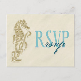 Seahorse Bröllop OSA Card