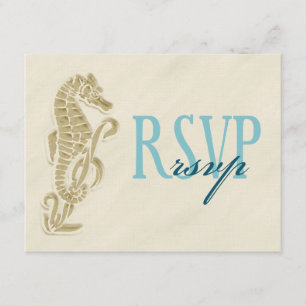 Seahorse Bröllop OSA Card Kort