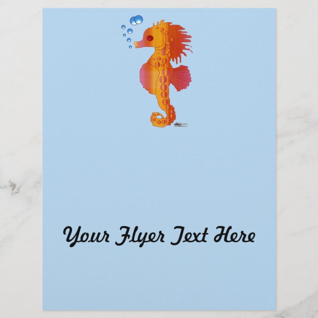 Seahorse Bubble Baby Reklamblad (Framsidan)