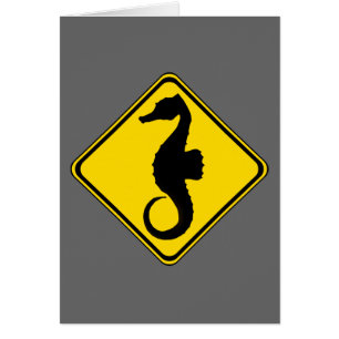 Seahorse Crossing! Hälsningskort