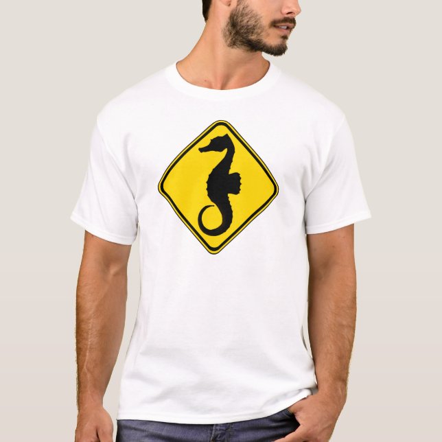 Seahorse Crossing! T-shirt (Framsida)