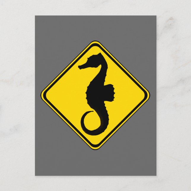 Seahorse Crossing! Vykort (Framsida)