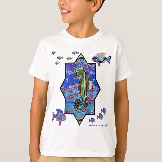 Seahorse Dreaming T-shirt (Framsida)