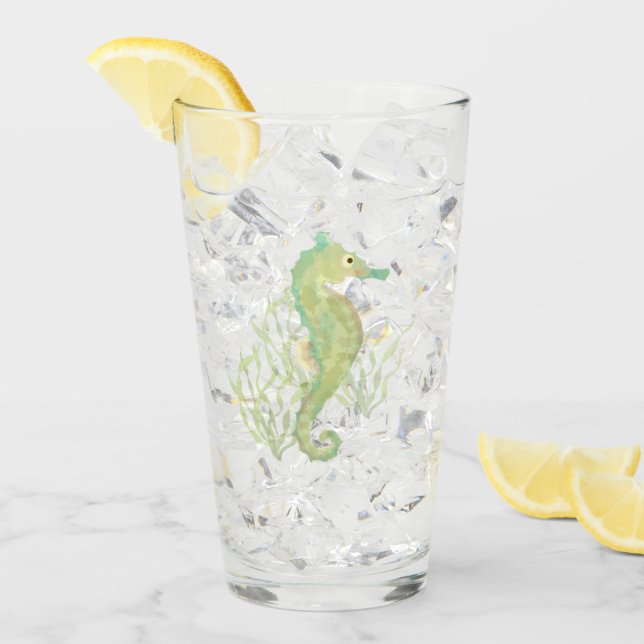 Seahorse Drinking Glass Glaskopp (Framsida Ice)
