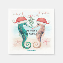 Seahorse Eat Drink ska vara gift med kustjulen Pappersservett