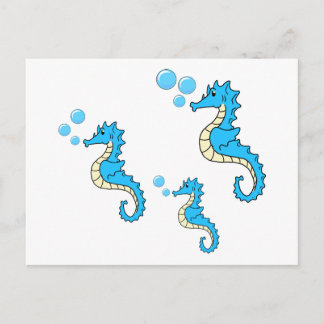 Seahorse Family Vykort