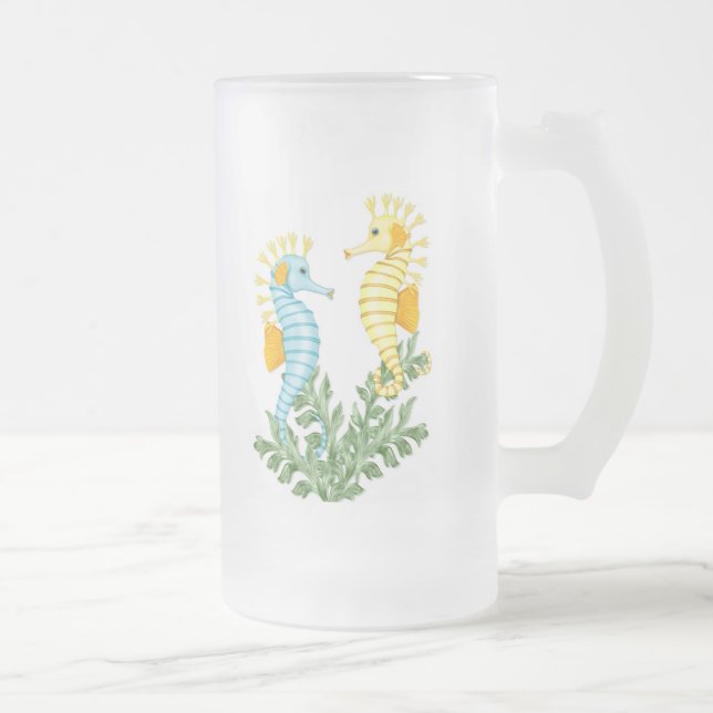 Seahorse Fantasy Frostat Ölglas (Höger)