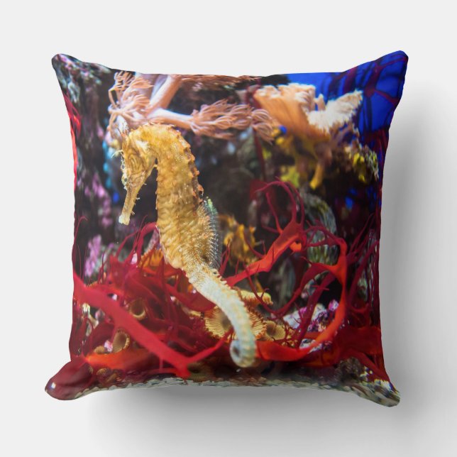 Seahorse Fantasy Kudde (Framsida)