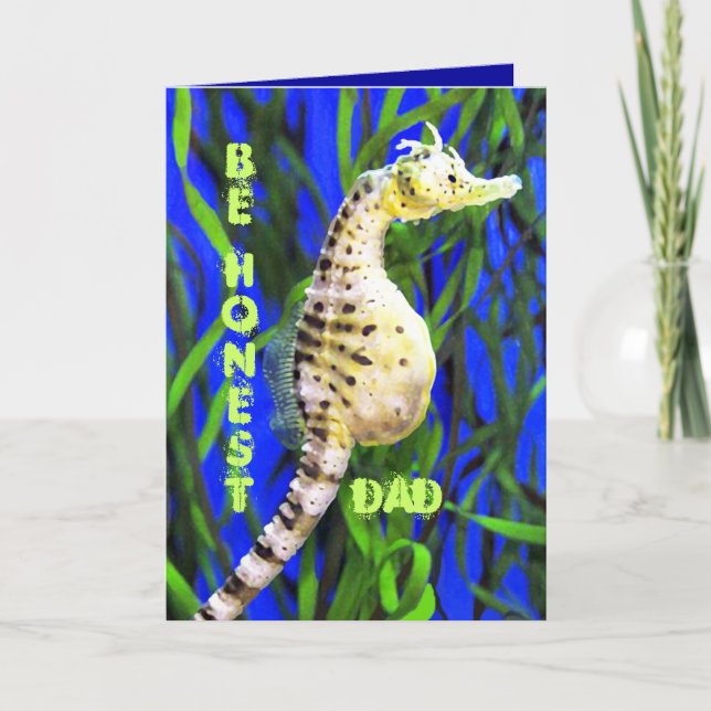 Seahorse Fars dag Kort (Framsida)
