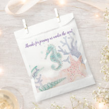 Seahorse Favor Bags