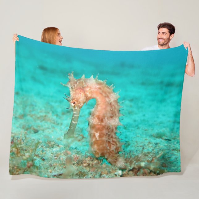 Seahorse Fleece Blanket (På plats)