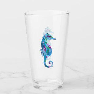 Seahorse Glassware Tumbler Stein Glaskopp