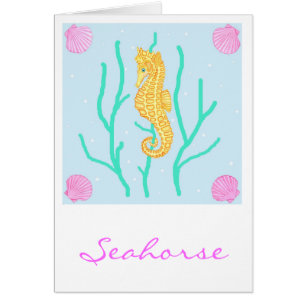 Seahorse Hälsningskort