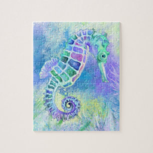 Seahorse Jigszle Puzzle Wonderful Underwater Life Pussel