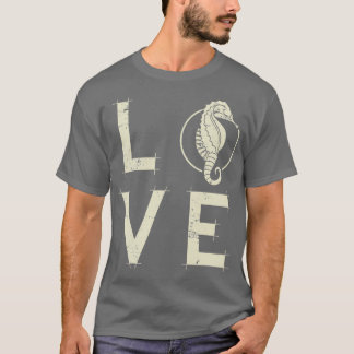 Seahorse Kärlek Seahorse T Shirt