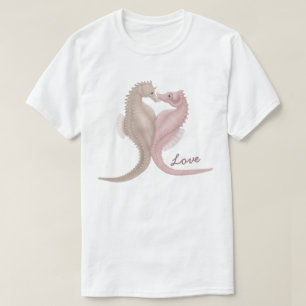 Seahorse Kärlek T Shirt