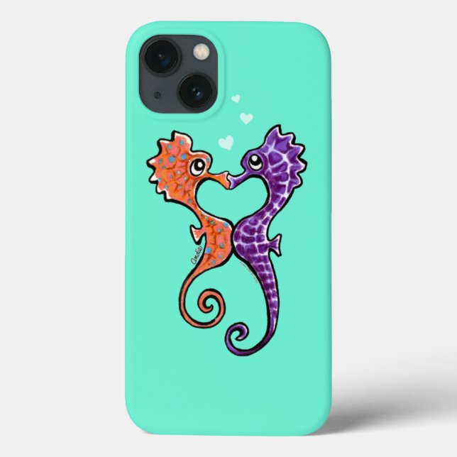 Seahorse Kiss off-Leash Art™ (Baksida)