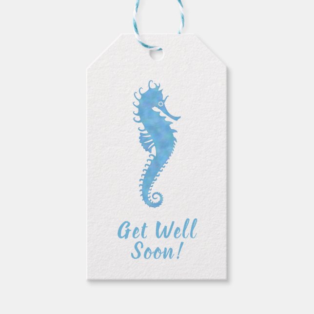 Seahorse kommer snart presentetikett (Framsidan)