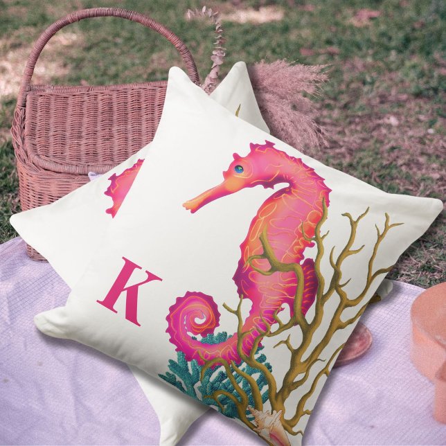 Seahorse Marine Rosa Coastal Kudde (Skapare uppladdad)
