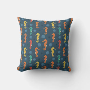 Seahorse Mönster Kudde