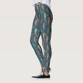 Seahorse Mönster Leggings