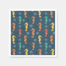 Seahorse Mönster Pappersservett