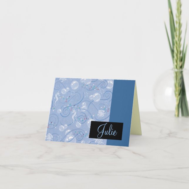 Seahorse Note-kort Anteckningskort (Framsida)