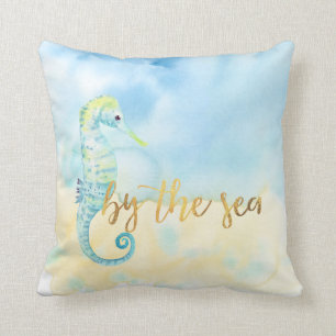 Seahorse och sjöstjärna kudde