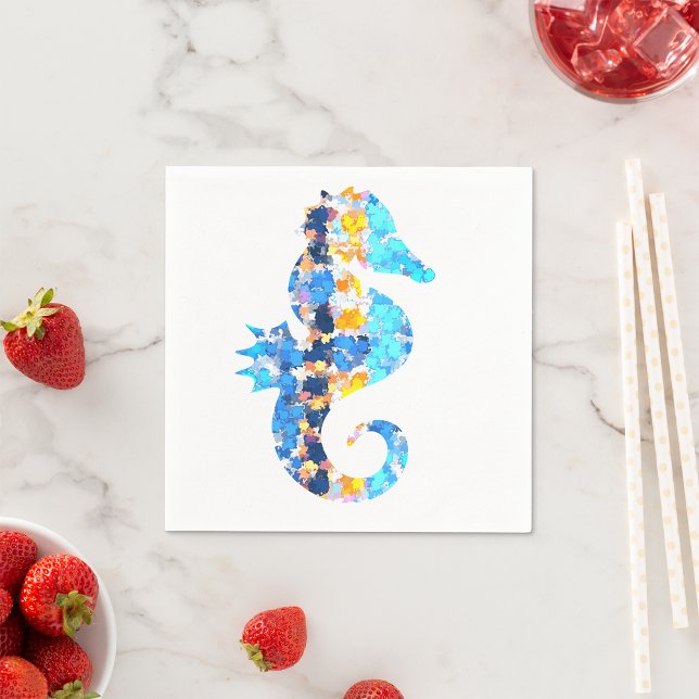 Seahorse Papper Napkins Pappersservett (Skapare uppladdad)