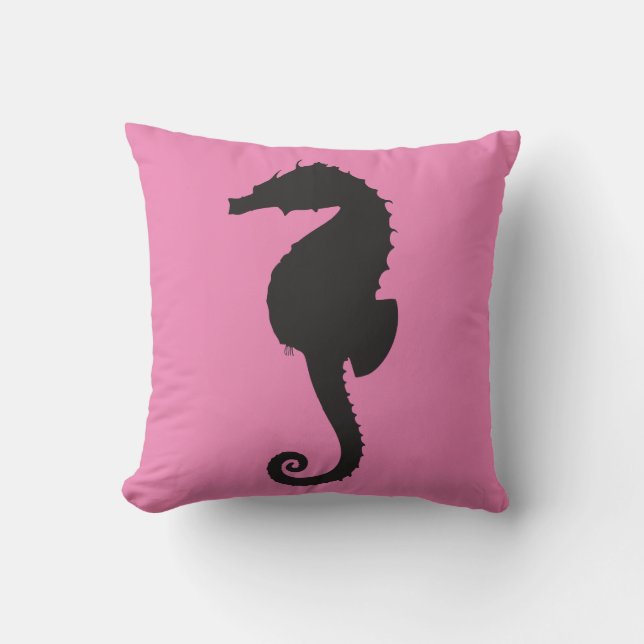 SEAHORSE PILLOWS ROSA KUDDE (Framsida)