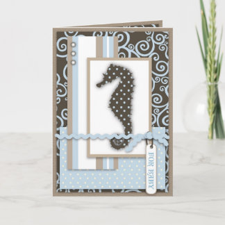 Seahorse Pojke Card Kort