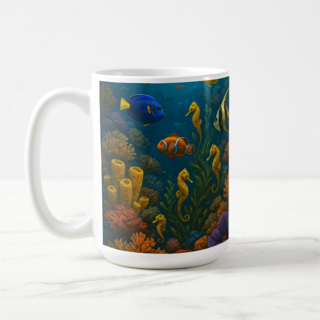 Seahorse Reef Kaffemugg (Vänster)