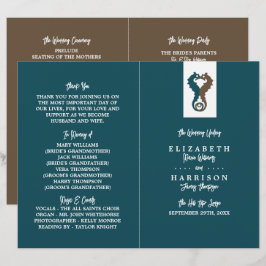 Seahorse Romantik, Beach Wedding Programme