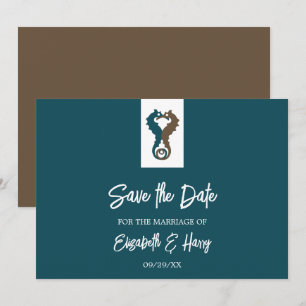 Seahorse Romantik, Beach Wedding Spara Datumet
