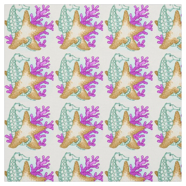 Seahorse Sea Friends Tyg (Prov)