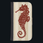 Seahorse Silhouette Galaxy S4 Plånboksfodral<br><div class="desc">Har du sett en sjöstad nära? Nu får du den här underbara biet av konst med en orange sjöfågel att lägga till i din insamling av havsdjur. Den här biet av havets livskonst som kommer att slappna av och lugn din dag. Ta den på din Zazzle-produkt idag.</div>