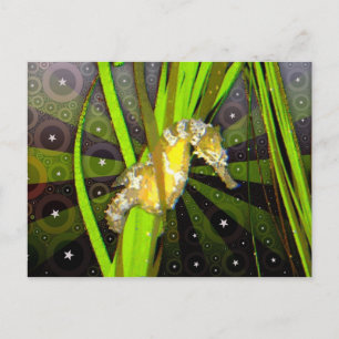 Seahorse vycard vykort