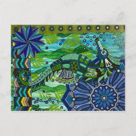 Seahorse vycard vykort